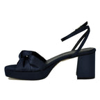 Malik Satin Platform Heel Sandal