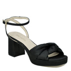 Malik Satin Platform Heel Sandal