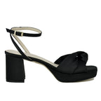 Malik Satin Platform Heel Sandal