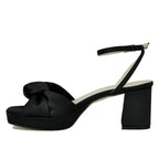Malik Satin Platform Heel Sandal