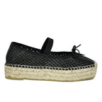 Manaea Woven Mesh Platform Espadrille