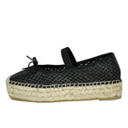 Manaea Woven Mesh Platform Espadrille