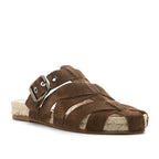 Margo Suede Espadrille Fisherman Sandal