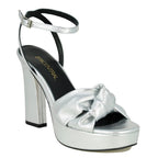 Miles Metallic Knot Platform Sandal