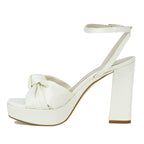 Miles Satin Knot Platform Sandal