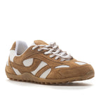 Mindala Brown White Tie Sneaker