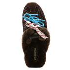 Noah Suede Tie Shearling Mule