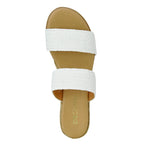 Paisley Stretch Raffia Espadrille Wedge