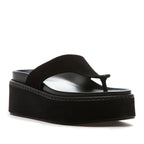 Palmer Suede Platform Wedge Thong