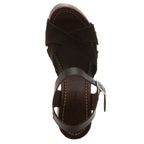 Patty Combo Wood Wedge Sandal