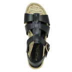 Pickle Leather Espadrille Footbed Sandal