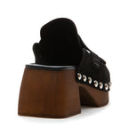 Pierre Suede Wood Clog