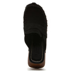 Pierre Suede Wood Clog