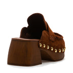 Pierre Suede Wood Clog