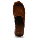 Pierre Suede Wood Clog