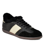 Quartz Shearling Leather Lace Up Sneaker