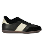 Quartz Shearling Leather Lace Up Sneaker