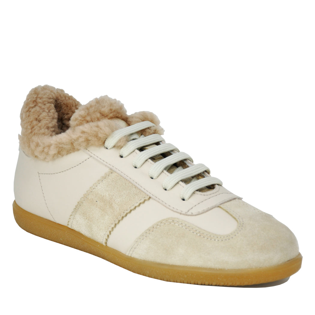 Quartz Shearling Leather Lace Up Sneaker – Footnotes