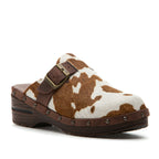 Savett Cow Wood Clog