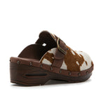 Savett Cow Wood Clog