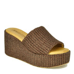 Sienna Raffia Wedge Slide