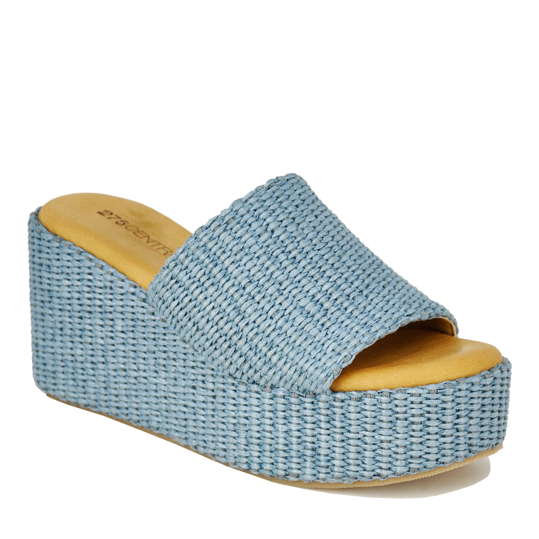 Sienna Raffia Wedge Slide – Footnotes