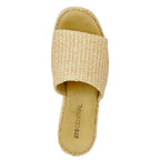 Sienna Raffia Wedge Slide