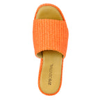 Sienna Raffia Wedge Slide