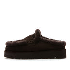 Siria Suede Fur Platform Mule