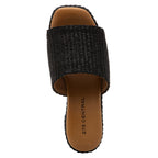 Skattebo Raffia Heel Platform Slide