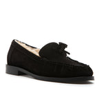 Steph Suede Fur Flat