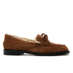 Steph Suede Fur Flat