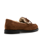 Steph Suede Fur Flat