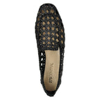 Stevie Woven Leather Flat