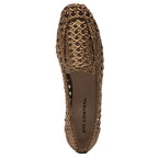 Stevie Woven Leather Flat