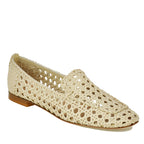 Stevie Woven Leather Flat