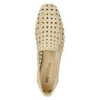 Stevie Woven Leather Flat
