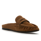 Vivien Suede Flat Mule