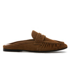 Vivien Suede Flat Mule