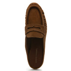 Vivien Suede Flat Mule