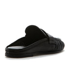 Vivien Leather Flat Mule