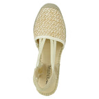 Von Closed Raffia Wedge Espadrille