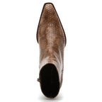 Zev Snake Block Heel Boot