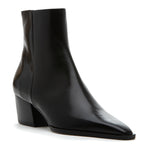 Zev Leather Block Heel Boot