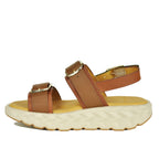 Jabara-Sandy Leather Double Banded Sandal