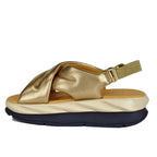 Mellow-Moa Leather Criss Cross Sandal
