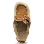 Plia-Amber Suede Fur Mule