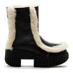 Plia-Fero Leather Shearling Boot