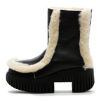 Plia-Fero Leather Shearling Boot