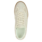 TB.490-Crochet Suede Tie Sneaker
